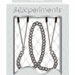 Sportsheets International Sexperiments Tug On My Heart Nipple Clamps