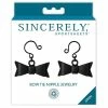 Sportsheets International Sincerely Bow Tie Nipple Jewelry Kink & BDSM