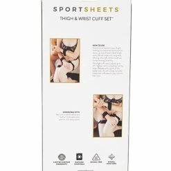 Sportsheets International Sportsheets Thigh & Wrist Cuff Set Kink & BDSM