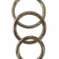 Sportsheets International Penis Toys Sportsheets Metal O Ring - Pack Of 3
