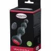 St Rubber Anal Toys Malesation Vibro Drill Plug - Black
