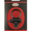 St Rubber Malesation Vibro Rabbit Ring - Black