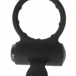 St Rubber Malesation Clit Ring - Black Vibrators