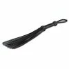 Sultra Leather Kink & BDSM Sultra 16" Lambskin Twill Weave Grip Flogger - Black