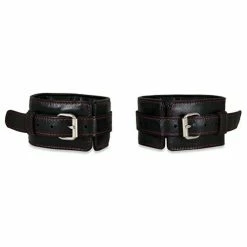 Sultra Leather Sultra Lambskin Ankle Cuffs - Black