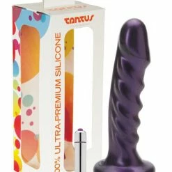 Tantus Echo Silicone Vibrating Dildo - Purple