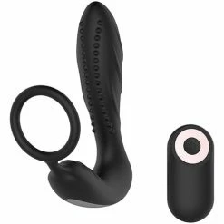 Thank Me Now Gender Fluid Enrapt Prostate Vibe W-remote - Black Anal Toys