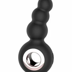 Thank Me Now Anal Toys Gender Fluid Quiver Anal Ring Bead Vibe - Black