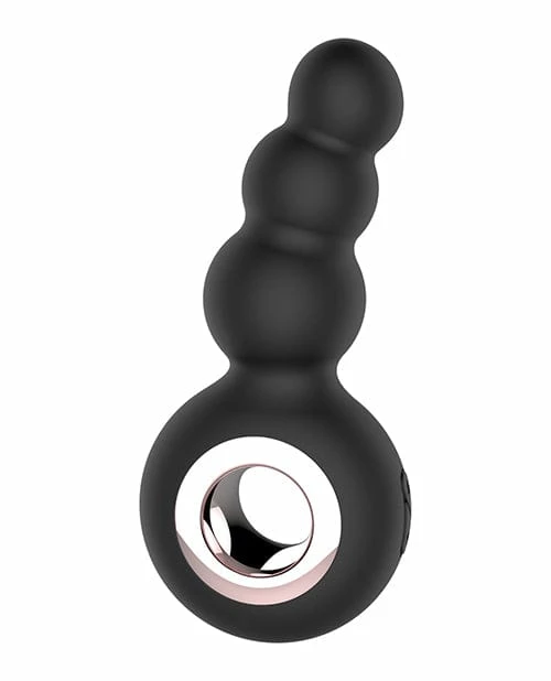 Thank Me Now Anal Toys Gender Fluid Quiver Anal Ring Bead Vibe - Black
