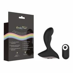 Thank Me Now Gender Fluid Rumble Anal Vibe W-remote - Black Anal Toys