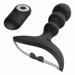 Thank Me Now Gender Fluid Shake Anal Vibe W-remote - Black Anal Toys