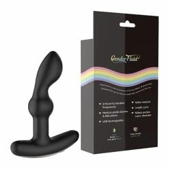 Thank Me Now Anal Toys Gender Fluid Thrill Prostate Vibe - Black