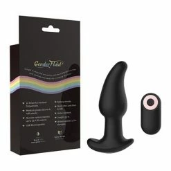 Thank Me Now Gender Fluid Twirler Anal Vibe W-remote - Black Anal Toys