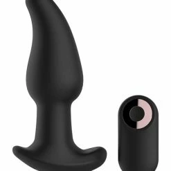 Thank Me Now Gender Fluid Twirler Anal Vibe W-remote - Black Anal Toys