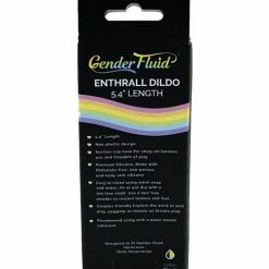 Thank Me Now Gender Fluid 5.5" Enthrall Strap On Dildo - Black Dildos