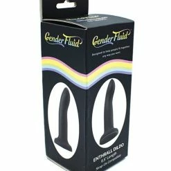 Thank Me Now Gender Fluid 6.5" Enthrall Strap On Dildo - Black Dildos