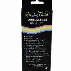 Thank Me Now Gender Fluid 6.5" Enthrall Strap On Dildo - Black Dildos