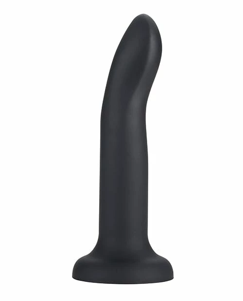 Thank Me Now Gender Fluid 6.5" Enthrall Strap On Dildo - Black Dildos