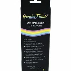 Thank Me Now Gender Fluid 7.8" Enthrall Strap On Dildo - Black Dildos