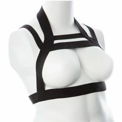 Thank Me Now Gender Fluid Majesty Harness - Black Kink & BDSM