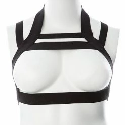 Thank Me Now Gender Fluid Majesty Harness - Black Kink & BDSM