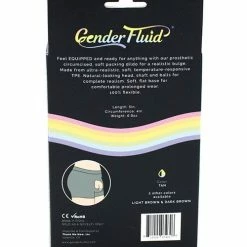 Thank Me Now Gender Expression Gender Fluid 5" Equipped Soft Packer