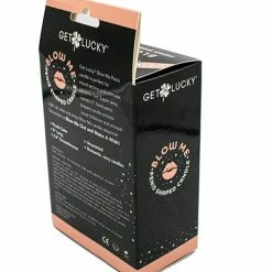 Thank Me Now Get Lucky 5" Blow Me Penis Candle - Peach Massage Oils & Candles