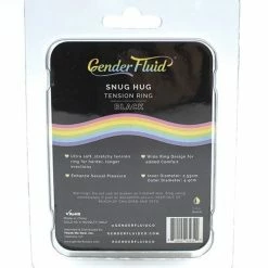 Thank Me Now Penis Toys Gender Fluid Snug Hug Tension Ring - Black