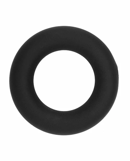 Thank Me Now Penis Toys Gender Fluid Snug Hug Tension Ring - Black