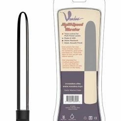 Thank Me Now Voodoo 9" Multi Speed Vibrator - Silver