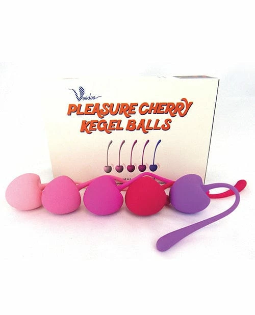 Thank Me Now Voodoo Cherry Kegel Balls Weight Pack - Asst. Pack Of 5 Sexual Enhancers For Couples