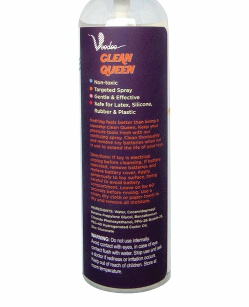 Thank Me Now Voodoo Clean Queen Size Toy Cleaner - 4 Oz. Toy Cleaners & Storage