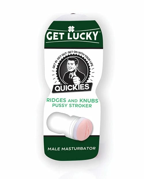Thank Me Now Get Lucky Quickies Ridges & Knubs Pussy Stroker