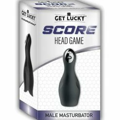 Thank Me Now Get Lucky Score Head Game Masturbator - Black