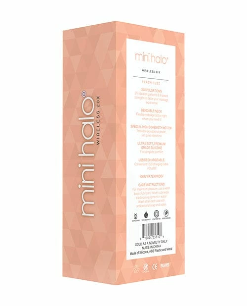 Thank Me Now Vibrators Mini Halo Wireless 20x Wand