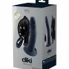 Dildos VeDO Diki Rechargeable Vibrating Dildo With Harness - Just Black