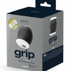 VeDO Grip Rechargeable Vibrating Sleeve - Just Black
