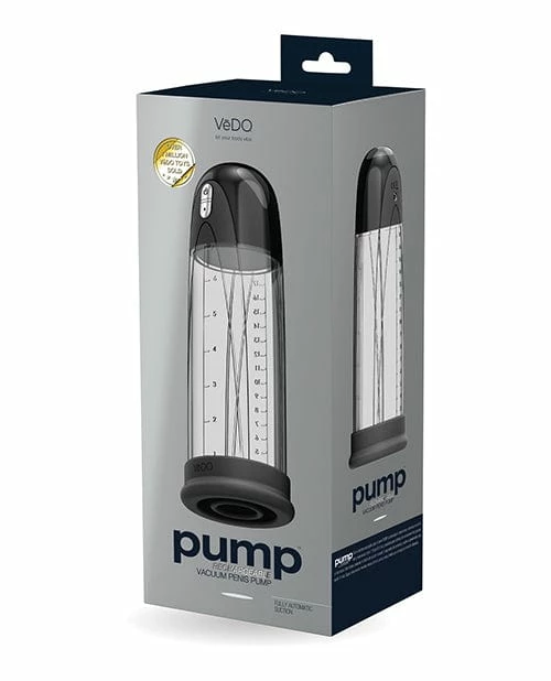 Penis Toys VeDO Pump Rechargeable Vacuum Penis Pump - Just Black