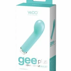 Vibrators VeDO Gee Plus Rechargeable Vibe - Tease Me Turquoise