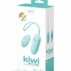 VeDO Kiwi Rechargeable Insertable Bullet - Tease Me Turquoise Vibrators