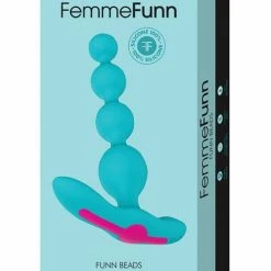 Anal Toys Femme Funn Beads Vibrating Anal Beads - Turquoise