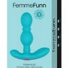 Femme Funn Vibrating Butt Plug - Turquoise