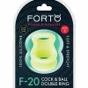 Forto F-20 50-67mm Liquid Silicone Balls Stretcher - Glow In The Dark