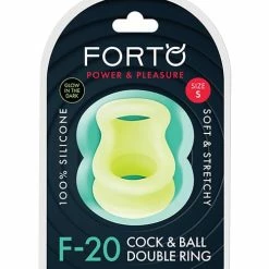Forto F-20 50-67mm Liquid Silicone Balls Stretcher - Glow In The Dark