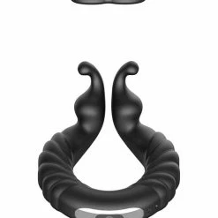 Forto F-24 Textured Vibrating Cock Ring Penis Toys