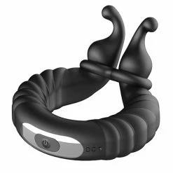Forto F-24 Textured Vibrating Cock Ring Penis Toys