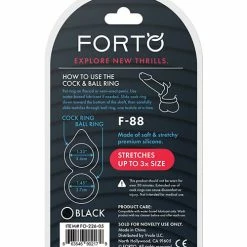 Forto F-88 Double Ring Liquid Silicone Cock Ring