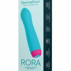 Femme Funn Rora Rotating Bullet - Turquoise