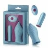 Femme Funn Versa Bullet With Tongue Sleeve - Light Blue Vibrators