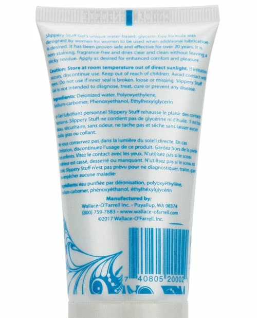 Lubes Slippery Stuff Lubricant - 2 Oz Gel Tube